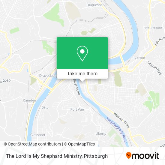 The Lord Is My Shephard Ministry map
