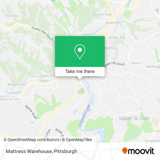 Mapa de Mattress Warehouse