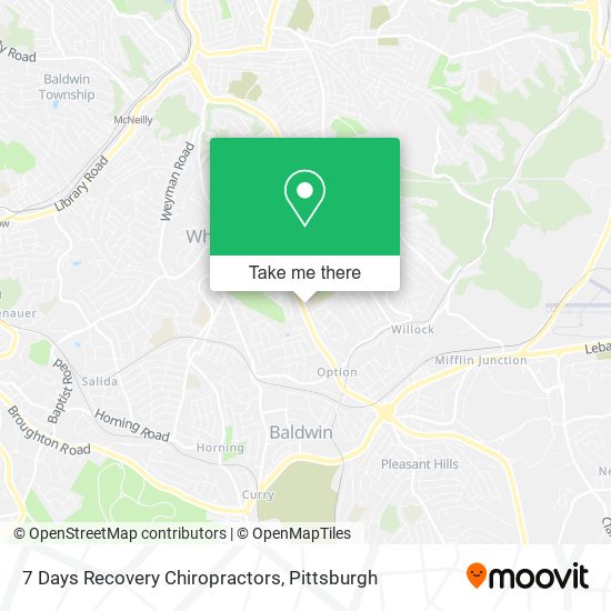 Mapa de 7 Days Recovery Chiropractors