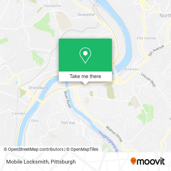 Mapa de Mobile Locksmith