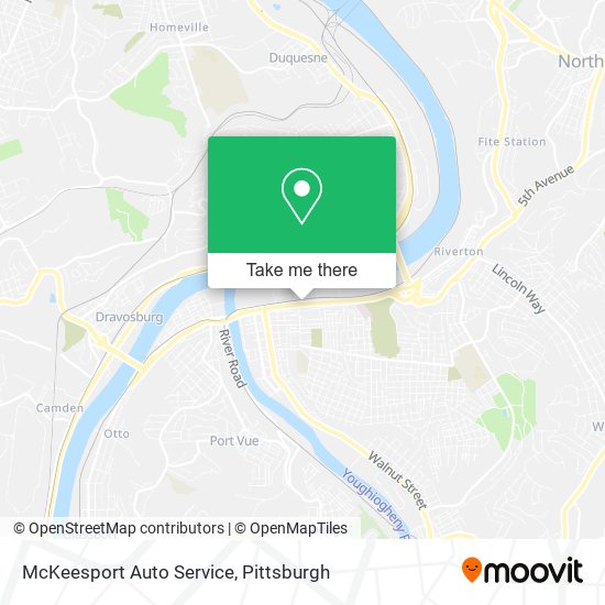 McKeesport Auto Service map