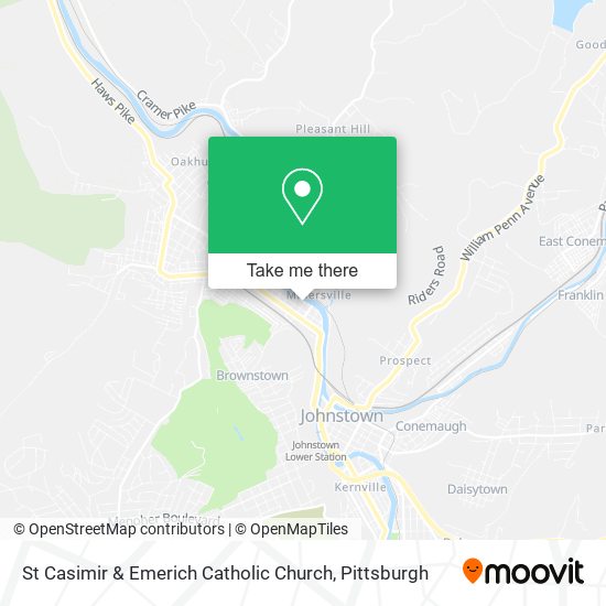 St Casimir & Emerich Catholic Church map