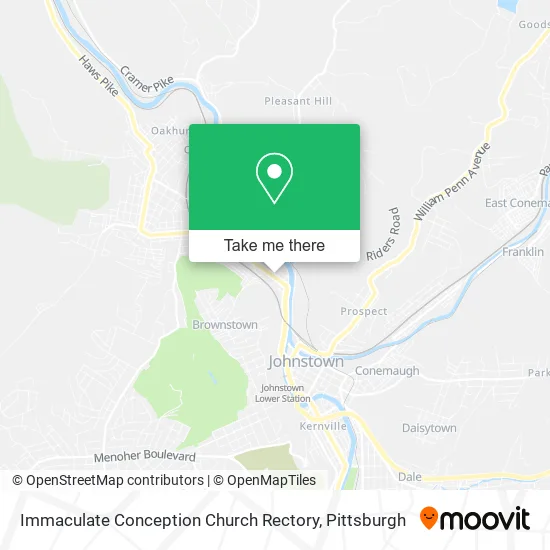 Immaculate Conception Church Rectory map