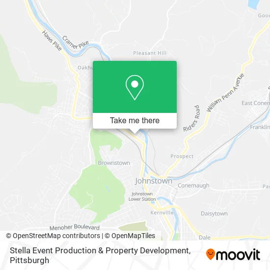 Stella Event Production & Property Development map