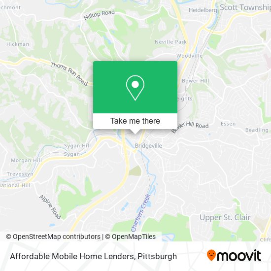 Mapa de Affordable Mobile Home Lenders