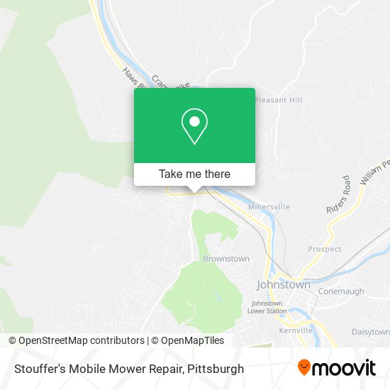 Mapa de Stouffer's Mobile Mower Repair