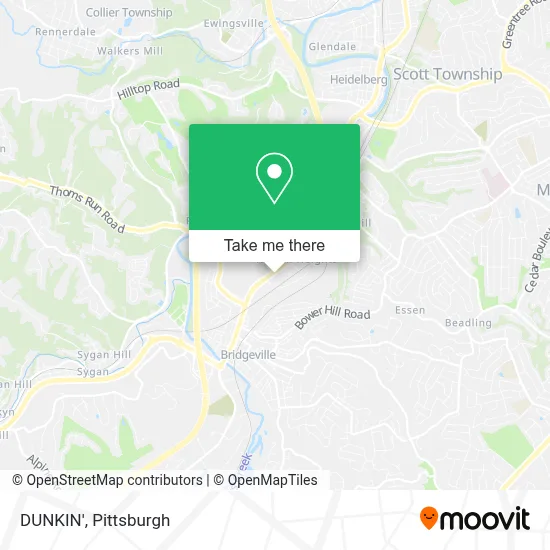 DUNKIN' map