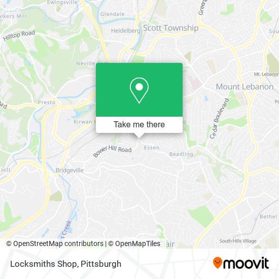 Locksmiths Shop map