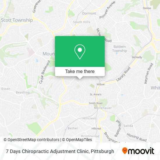 Mapa de 7 Days Chiropractic Adjustment Clinic