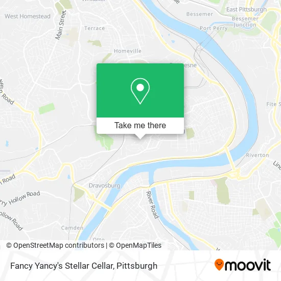 Fancy Yancy's Stellar Cellar map