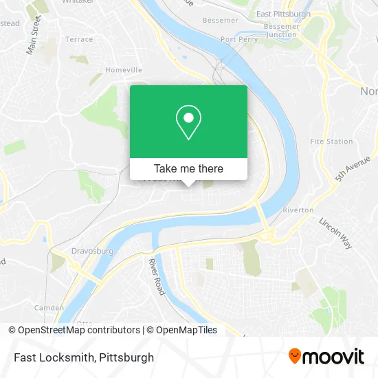 Fast Locksmith map