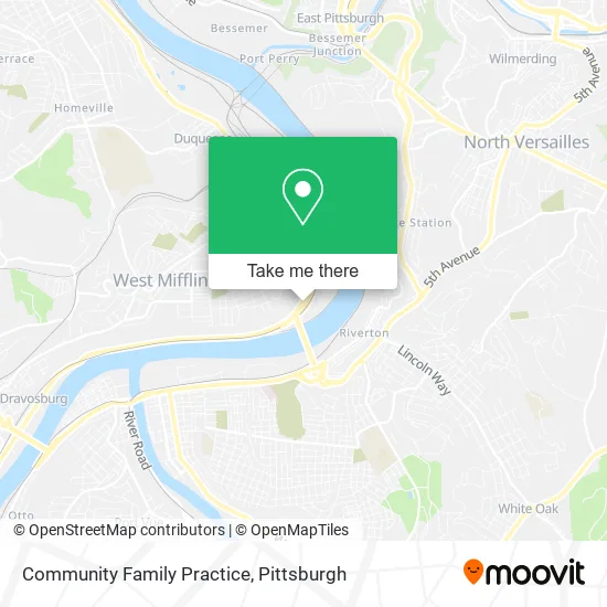 Community Family Practice map