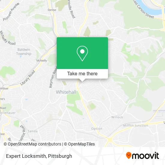 Expert Locksmith map
