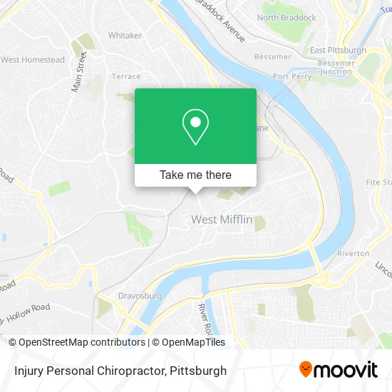 Injury Personal Chiropractor map