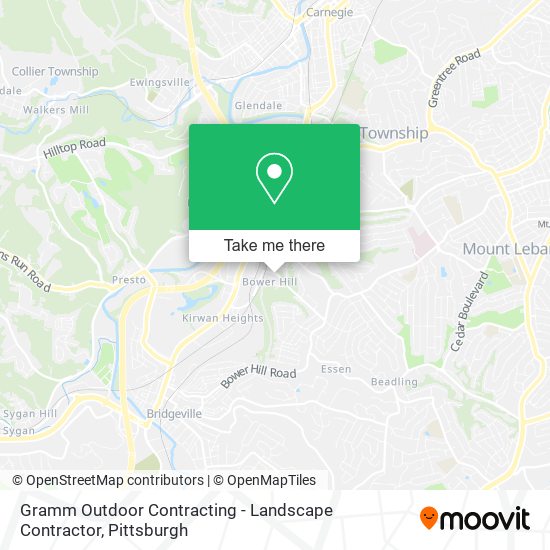 Mapa de Gramm Outdoor Contracting - Landscape Contractor