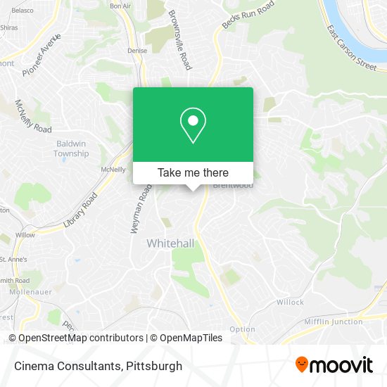 Mapa de Cinema Consultants