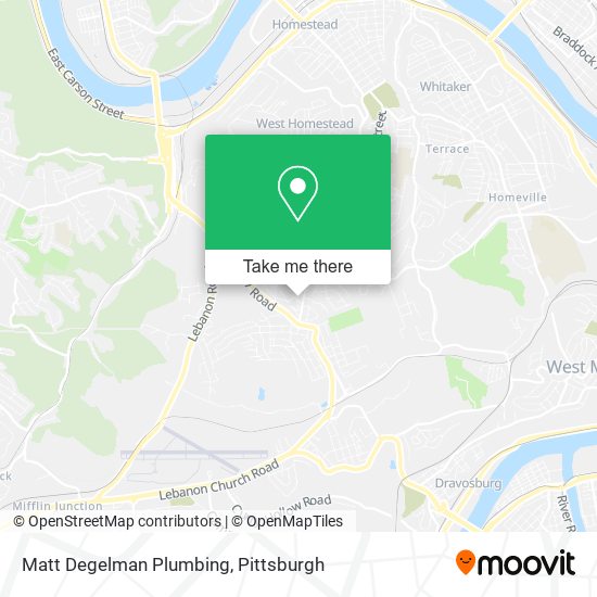Mapa de Matt Degelman Plumbing