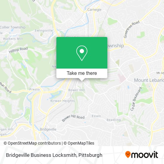 Mapa de Bridgeville Business Locksmith