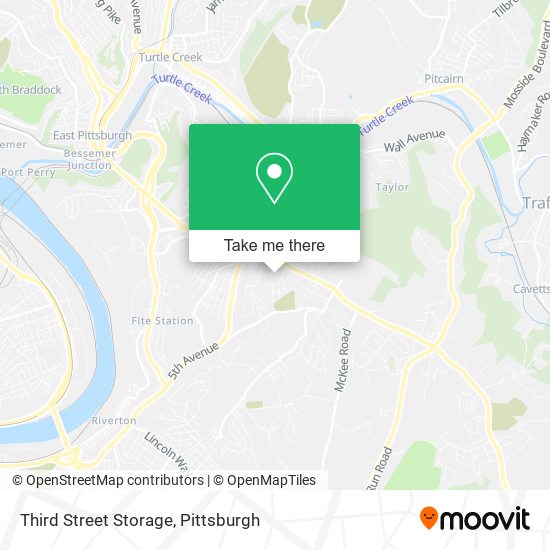 Mapa de Third Street Storage