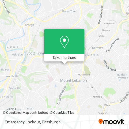 Emergency Lockout map