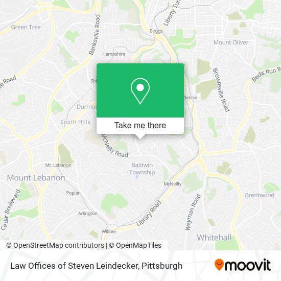 Law Offices of Steven Leindecker map