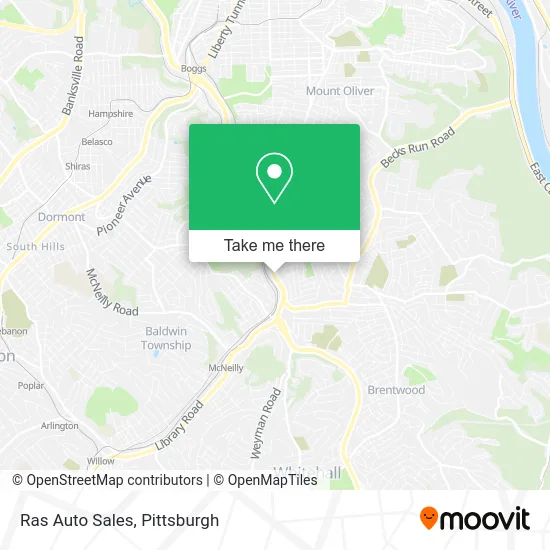 Ras Auto Sales map