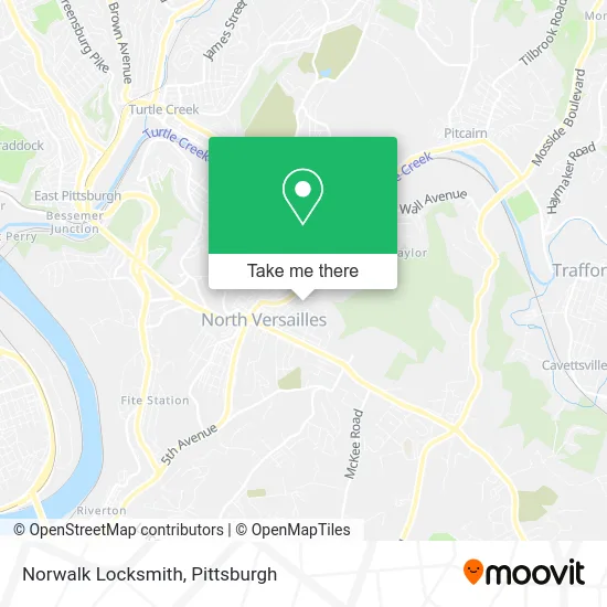 Norwalk Locksmith map
