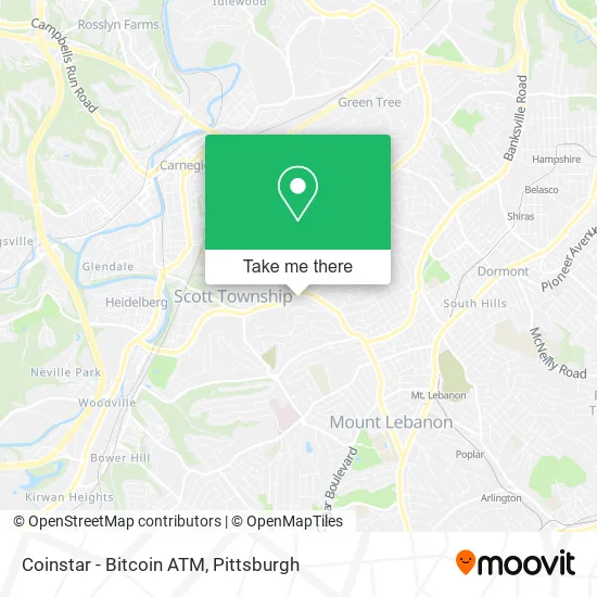 Coinstar - Bitcoin ATM map