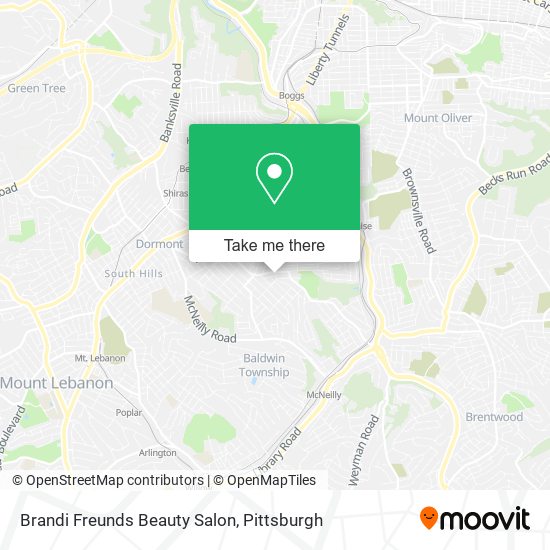 Mapa de Brandi Freunds Beauty Salon