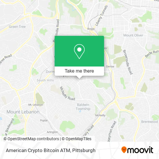 American Crypto Bitcoin ATM map