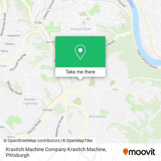 Kravitch Machine Company Kravitch Machine map