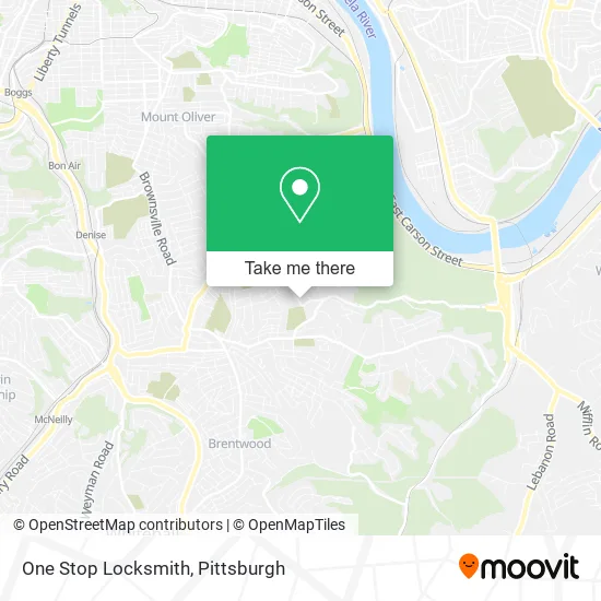 One Stop Locksmith map