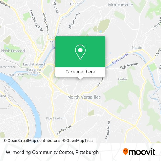 Mapa de Wilmerding Community Center