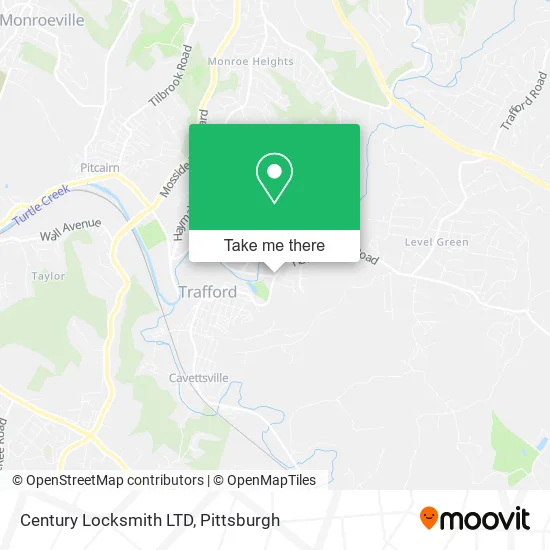 Century Locksmith LTD map