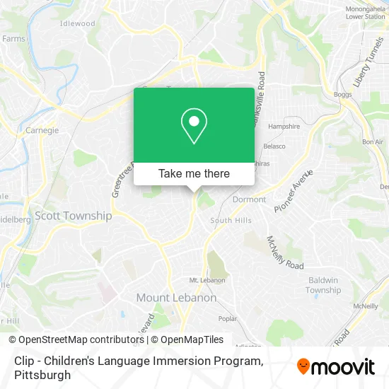 Clip - Children's Language Immersion Program map