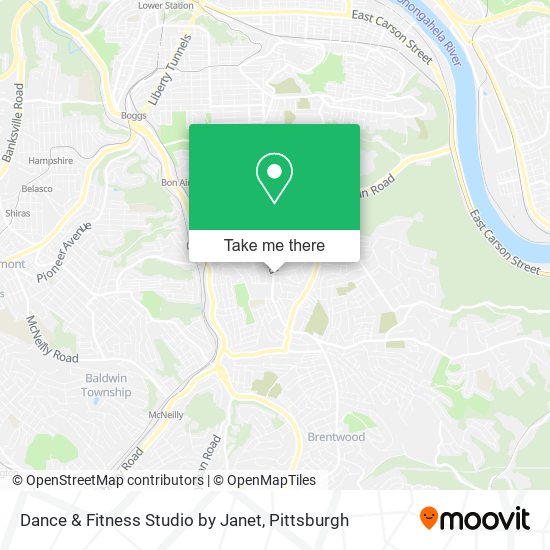 Dance & Fitness Studio by Janet map