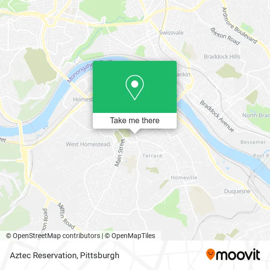 Aztec Reservation map