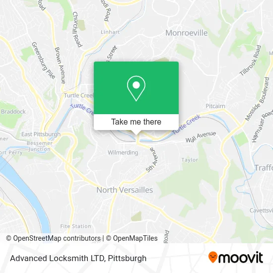 Advanced Locksmith LTD map
