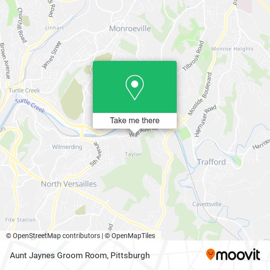 Mapa de Aunt Jaynes Groom Room