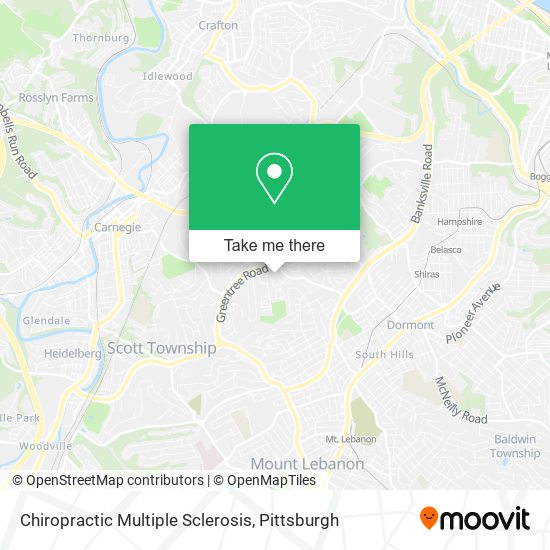 Chiropractic Multiple Sclerosis map