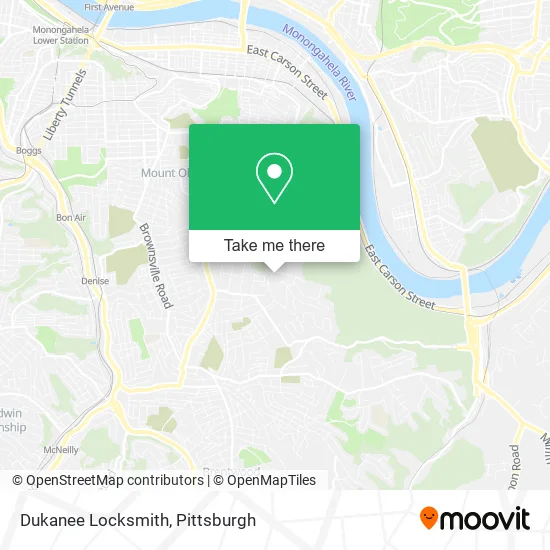 Dukanee Locksmith map