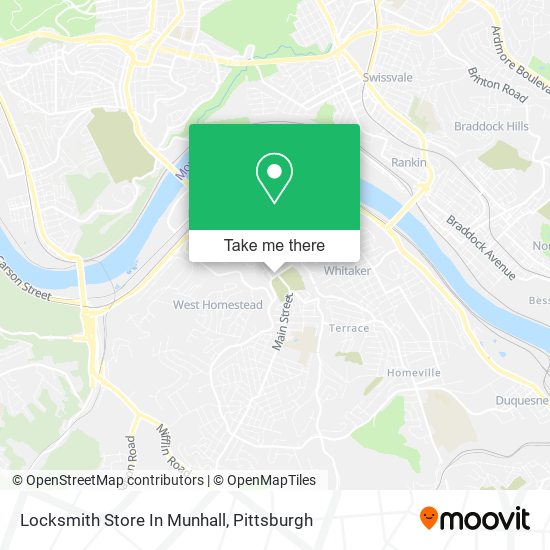 Locksmith Store In Munhall map