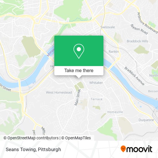 Mapa de Seans Towing