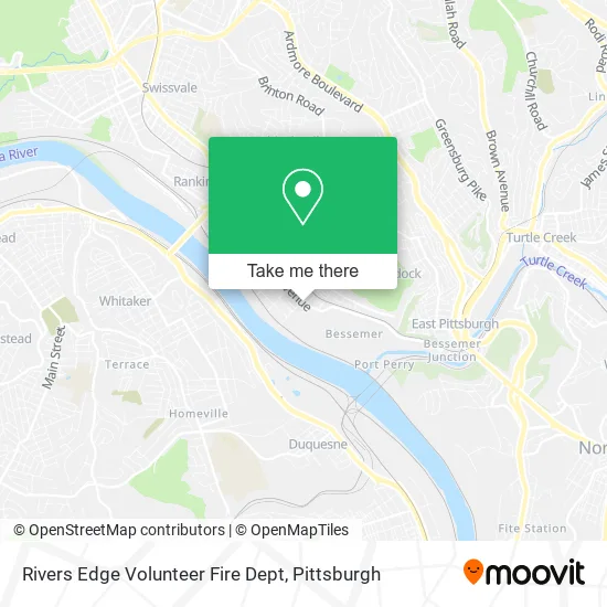 Rivers Edge Volunteer Fire Dept map
