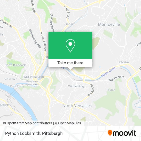 Python Locksmith map