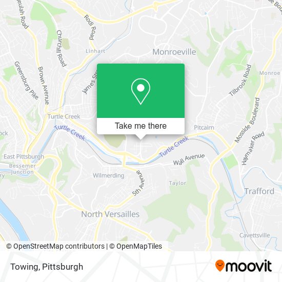 Towing map