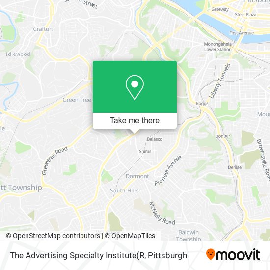 The Advertising Specialty Institute map