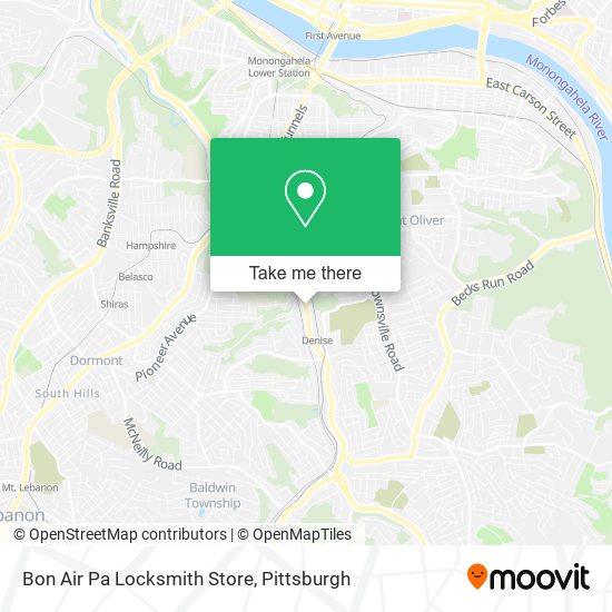 Mapa de Bon Air Pa Locksmith Store