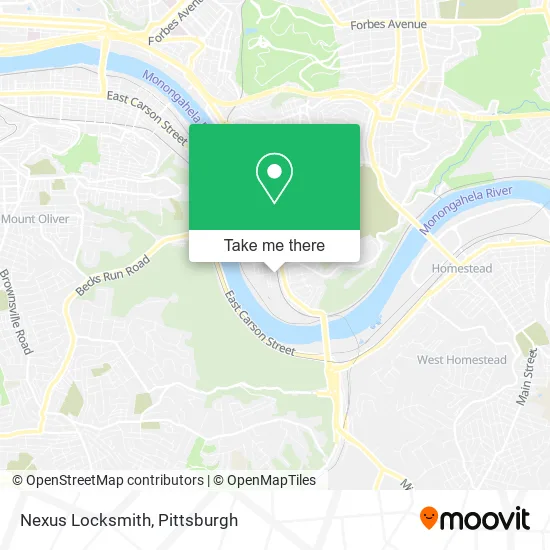 Nexus Locksmith map