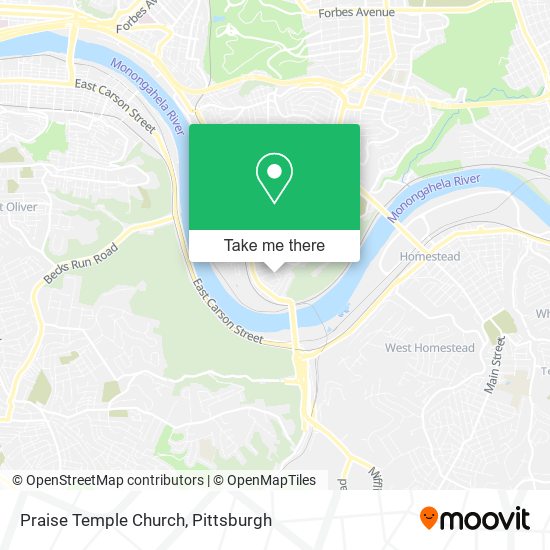 Praise Temple Church map